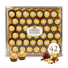 Ferrero Rocher 42 Count Milk  Chocolate Hazelnut Individually Wrapped, 18.5 Oz