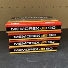 LOT OF 4 - Memorex dB 90 Minute Blank Audio Cassette Tapes - NEW/SEALED