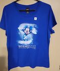 Disney D23 Expo 2022 T-Shirt Size Lage 12/14 Blue Short Sleeve Mickey Disney