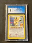 Pokemon CGC 8 Eevee Japanese Neo Crossing the Ruins Expedition NM Mint RARE D329