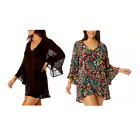 NEW!! Anne Cole Women's Flounce V-Neck Tunic Cover-Up Variety #225