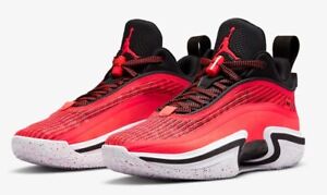 Nike Air Jordan XXXVI Low Infrared 23 Black Red White DH0833-660 Men's Size 11.5