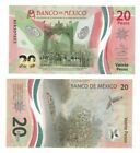 2021 Mexico 20 Pesos P-new UNC Polymer banknote 6 January Augmented Reality