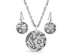 Montana Silversmiths Jewelry Set Women Necklace Earrings 22