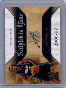 2007-08 SP Rookie Threads #SIT-MA Maurice Ager Scripted in Time
