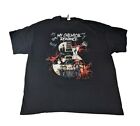 Men's My Chemical Romance Guitar Graphic Punk Rock Band Black T-Shirt Size 2XL