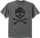 Skull and Crossbones Pirate T-shirt Mens Graphic Tee Clothing Apparel