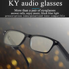 Bluetooth Smart Sunglasses Headphones With Stereo Speaker Smart Glasses Mic US