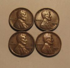 1928 S 1929 D 1929 S 1930 S Lincoln Cent Penny - NICE Mixed Condition - 198SA
