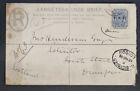 Transvaal 1901 Registered ERI Stationery Cover Dumfries UK Uprated VRI O/Pd 2.5p