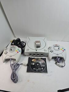 Sega Dreamcast HKT-3020  System Bundle w/ 2 Controllers & Memory Card
