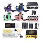 Professional Tattoo Kit~ Full Tattoo System With Ink and Power Supply W/ 4 Guns