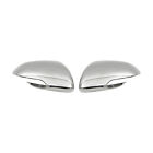 Side Mirror Cover Caps Fits Kia Rio 2018-2023 Steel Silver 2 Pcs (For: More than one vehicle)