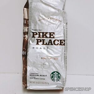 1 lb Bag Starbucks Pike Place Ground Coffee Medium Roast 1 EA BUY MORE SAVE MORE
