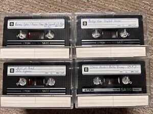 Lot of 20 TDK SA 90 Recorded Audio Cassette Tapes Used - Sold As Blank