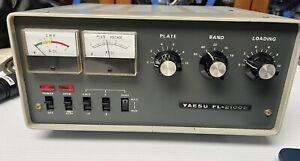 YAESU FL-2100B Vacuum Tube Linear Amplifier Amateur Ham Radio Good Working