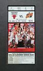 Chicago Bulls vs Seattle Supersonics 1997 Basketball Ticket Stub Jordan 32 Pts