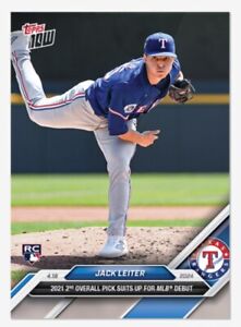 New Listing2024 Topps Now MLB Debut Jack Leiter 1st Licensed RC Rookie 2nd Pick PRESALE #94