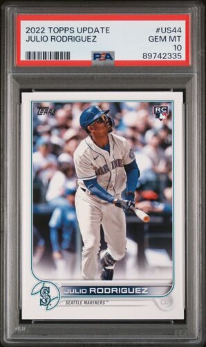 New Listing2022 Topps Update Julio Rodriguez Rookie #US44 PSA 10 Mariners