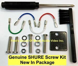 Shure Headshell Best Leads Cartridge Turntable Screws Wires Needle Brush sku4824