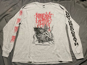 Malignant Altar Nightmare Conception 4 side LS Shirt Death Metal Insect warfare