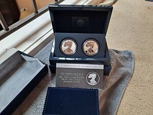 2021 REVERSE PROOF/TYPE 1&2 EAGLES MINT BOX FOR DISPLAY-NO COINS
