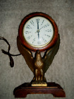 SESSIONS Eagle Wings Electric Mantle Clock Model KEEPS TIME! READ DESCRIPTION