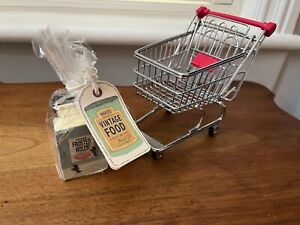 Maileg Retired Vintage Food NWT (without crate) + Shopping trolley (unbranded)