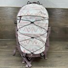 The North Face Backpack Womens Pink/White Canvas Borealis Laptop Hiking Travel