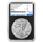 2023-W Burnished $1 American Silver Eagle NGC MS70 ER Blue Label Retro Core