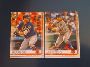 New Listing(2) Pete Alonso 2019 Topps Rookie Card #475 + #US198 RC New York Mets