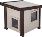 Albany Outdoor Feral Cat House for Multiple Cats with Quick & Easy Assembly