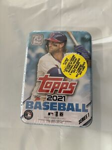 2021 Topps Series 1 Baseball Factory Sealed Collector’s Tin