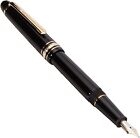 NEW MONTBLANC MEISTERSTUCK 145 FOUNTAIN PEN IN BLACK GOLD M nib Top Seller Gift