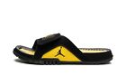 NEW Nike Jordan Hydro IV Retro Thunder Black Yellow Slides 532225-017 Sz 8-13