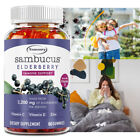 Sambucus Elderberry Gummies 3,200mg - with Vitamin C- Immune Support Supplements
