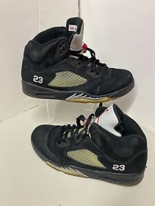 Nike Air Jordan 5 Retro Metallic Black Varsity Red Size13. 136027-010