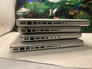Lot Of 4 MacBooks 1 Working 3 Parts