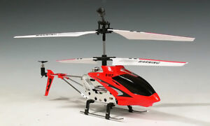 SYMA S107G Gyro RC Helicopter S107 Infrared 3CH Mini Alloy Metal Heli - RED