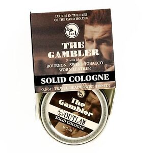 The Gambler Bourbon-Inspired Solid Cologne - The Luckiest Scent Around -
