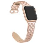 Leather Modern Style Band for Apple Watch Series 9, 8, 7, 6, 5, 4, 3, 2, 1, SE
