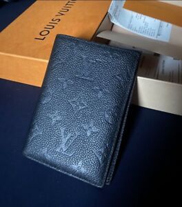 New ListingLV Louis Vuitton M63914 Monogram Empreinte Leather Wallet Passport Travel Holder