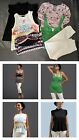 Lot Of  Name Brand Women FUNKY CLOTHES Summer Tops,pants ,Vintage 90s Bulk As Is