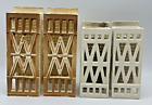 Lot of 4 Vintage Ceramic Bricks Insert for Radiant Gas Heater