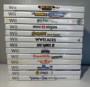 Nintendo Wii Video Game Lot! Choose from Selection! FREE SHIP