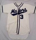 Vintage 90s Era Millsaps College Game Used Baseball Jersey - Majors - White