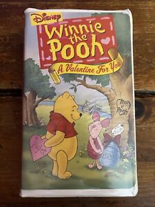 Winnie the Pooh - A Valentine for You (2000, VHS Clamshell)-See Description