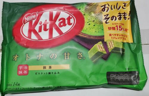 Nestle KitKat Matcha Green Tea Kit Kat Mini Chocolate Matcha flavor