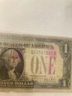 1935 A One Dollar Bill $1 Silver Certificate HAWAII Note Brown Seal  Lot # 50