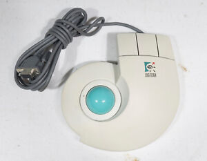 Vintage Logitech TrackMan Stationary T-CCF-9F  trackball mouse DB9 serial 3063